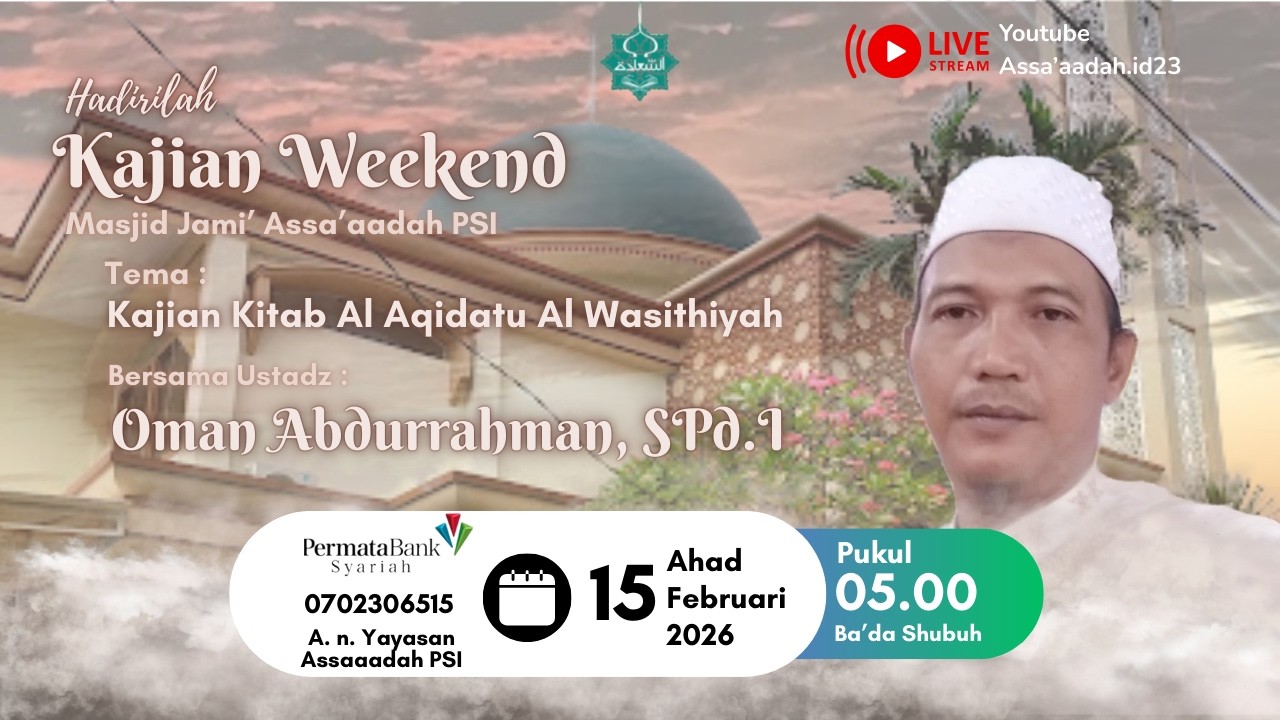 Live Kajian Shubuh Ahad Pagi