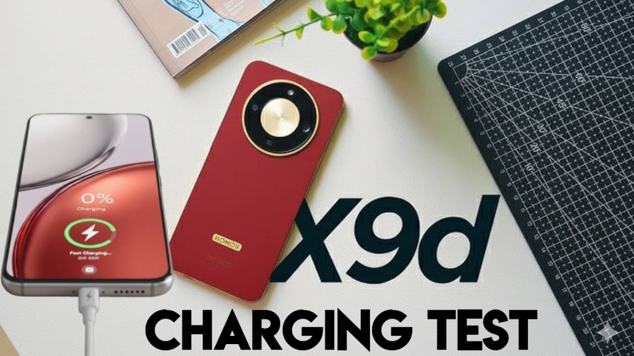 HONOR X9d 5G Charging Test: 66W SuperCharge Speed