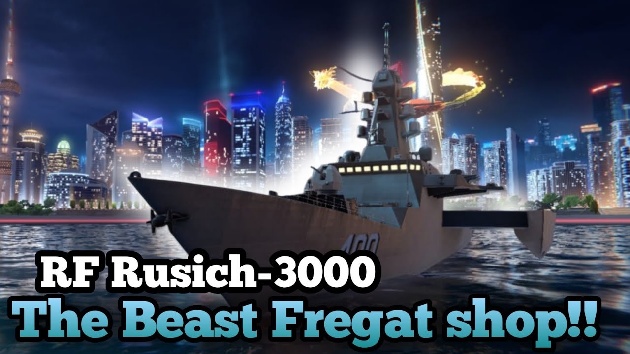 RF Rusich-3000, kapal fregat paling kutunggu untuk dibawa ke rank dan fregat paling OP❗❗