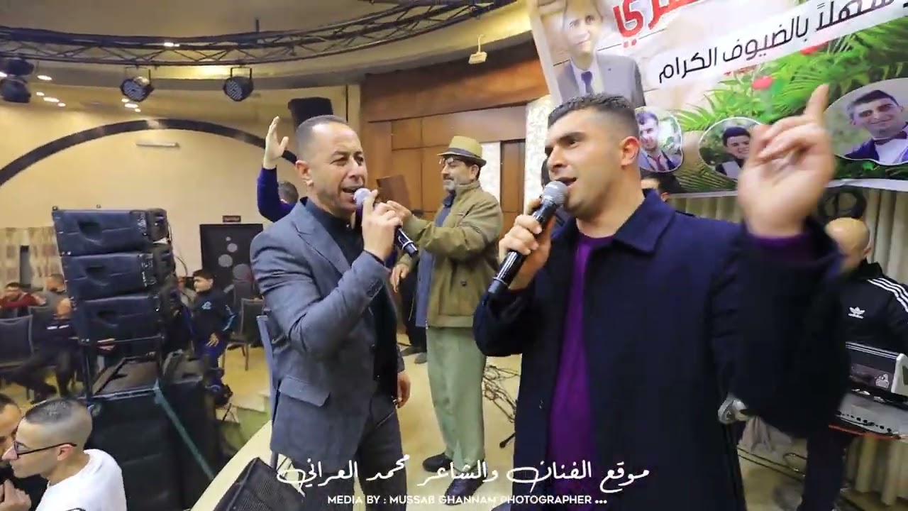 محمد العراني وصهيب الجماعيني لقاء يجمع الفنانين في قلقيلية مع افخم البداويات مهرجان محمد مصري 2022