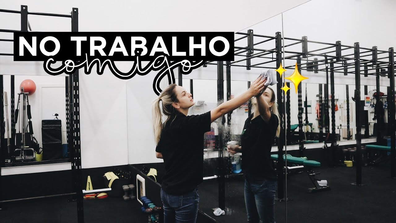 FAXINA NO CLUBE - UM DIA COMIGO NO TRABALHO