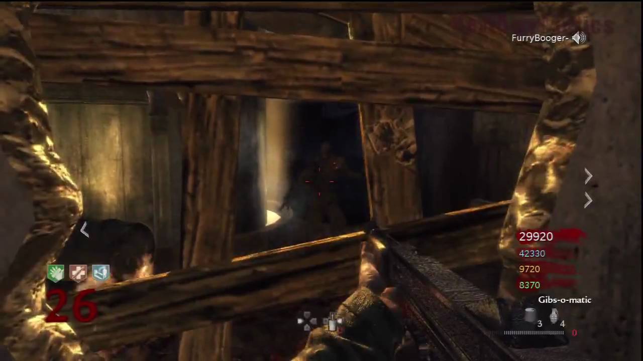 Call of Duty: World at War Nazi Zombies Der Riese 4-Player Strategy (Round 26)