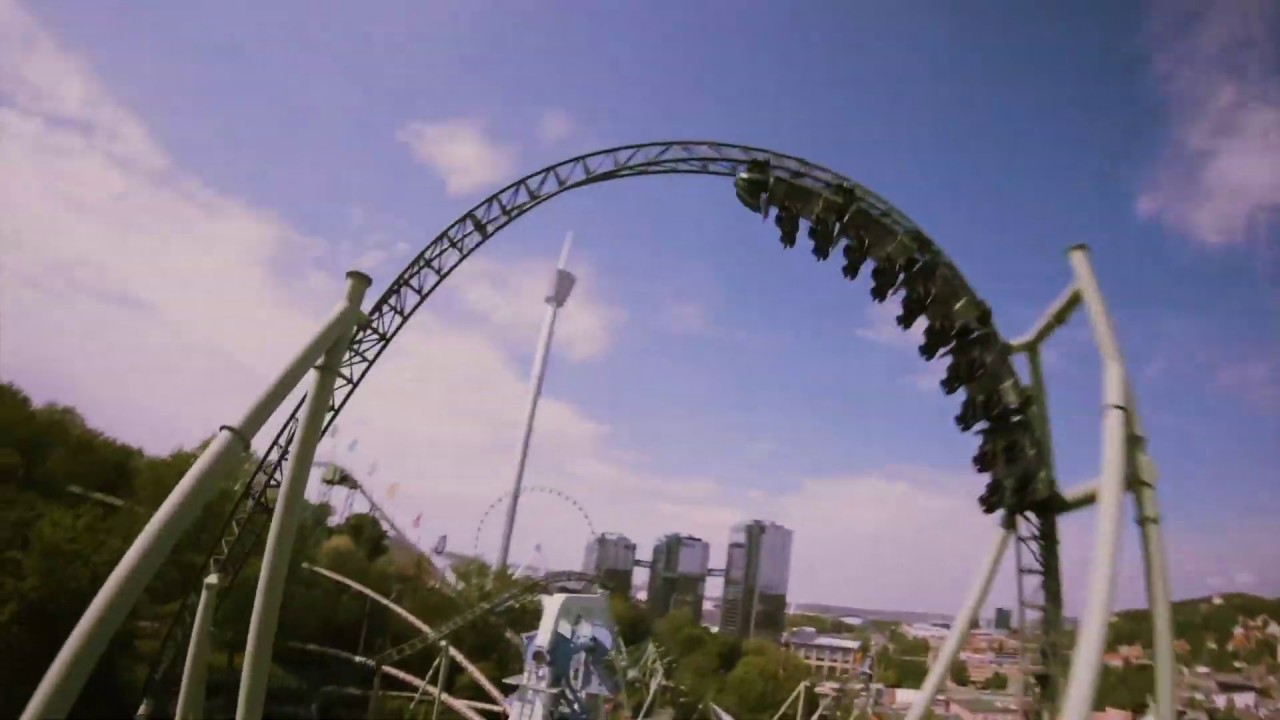 Helix at Liseberg &ndash; a totally twisted adventure! [DRONE]