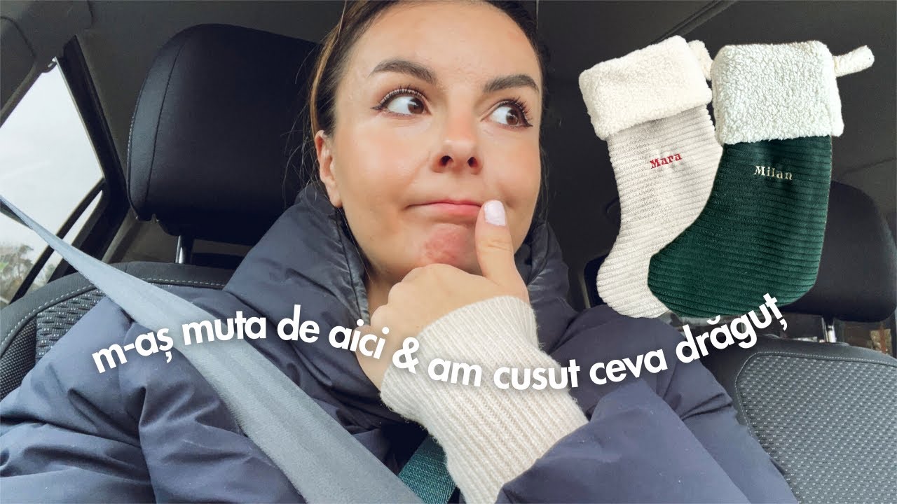 VLOG De ce m-aș muta 🇩🇪 dermatolog & cos cizmulițe de Crăciun |cum filmez pentru Youtube