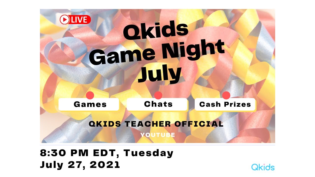 Qkids Game Night  😆 💰 💯