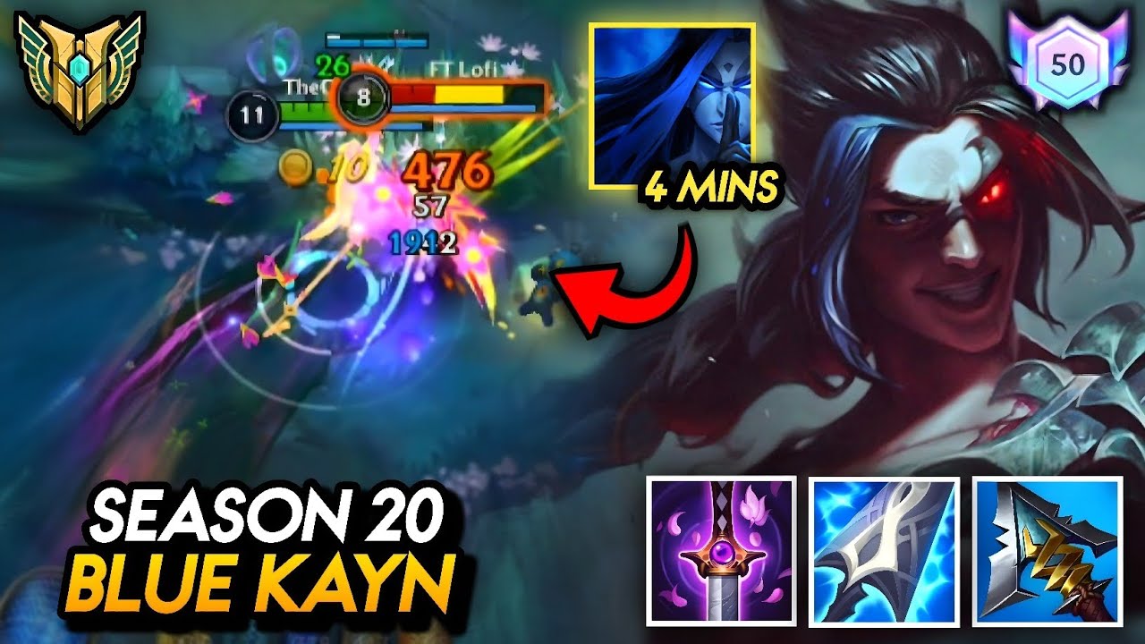 Wild Rift: HOW TO PLAY BLUE KAYN IN SEASON 20!! (PATCH 7.0 BUILD & RUNES UPDATE) 