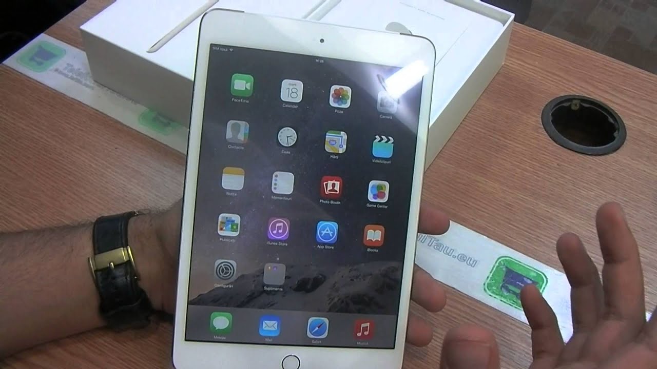 Apple iPad Mini 3 Review HD ( in ROmana ) - www.TelefonulTau.eu -