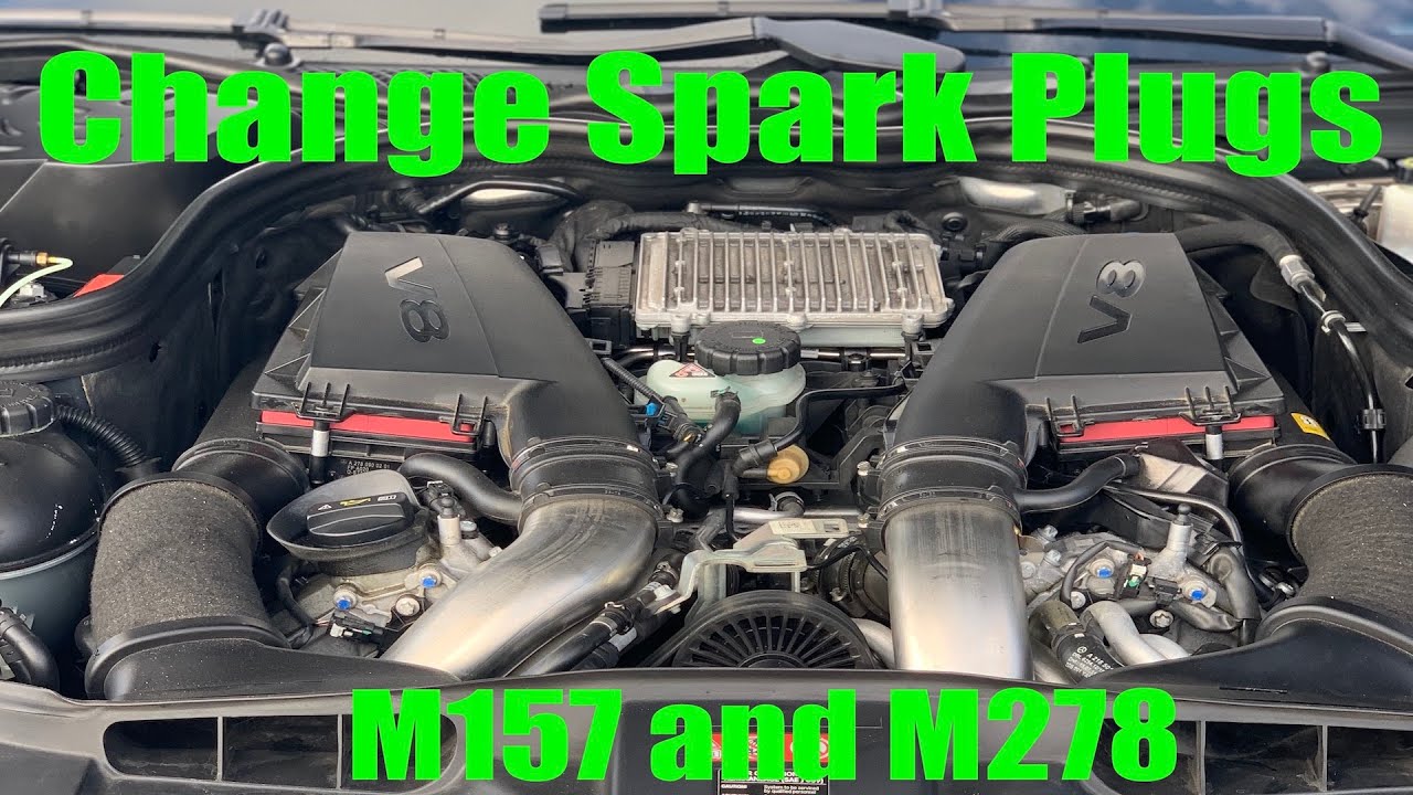 Замена свечей зажигания Mercedes M278 и M157