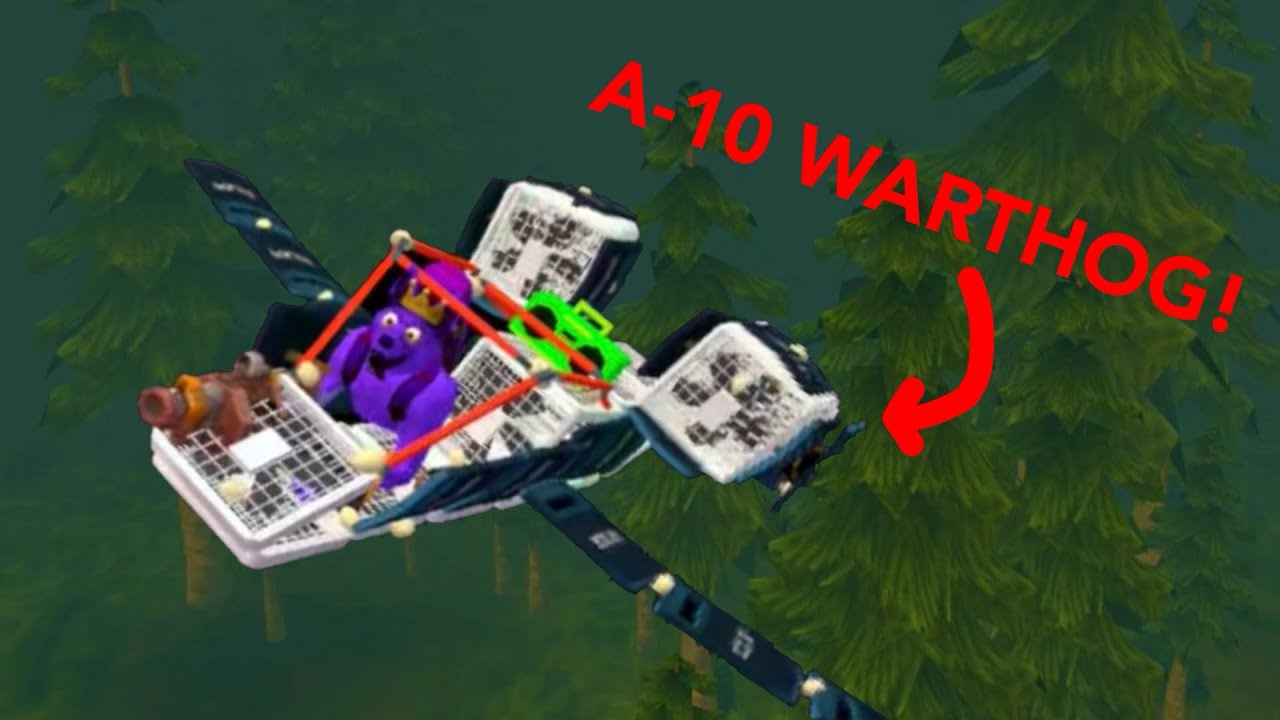 I built the A-10 WARTHOG in animal company!