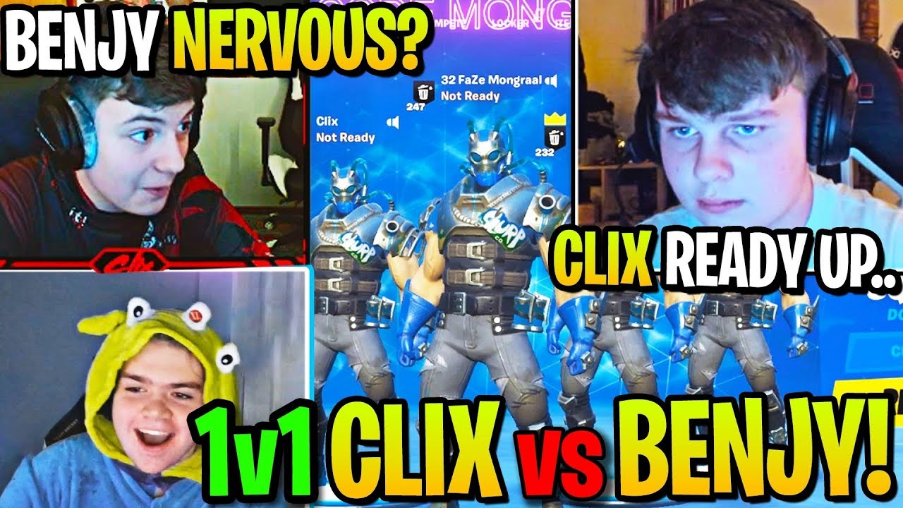 MONGRAAL *FORCES* CLIX & BENJYFISHY to 1v1 after THIS HAPPENED! (Fortnite)