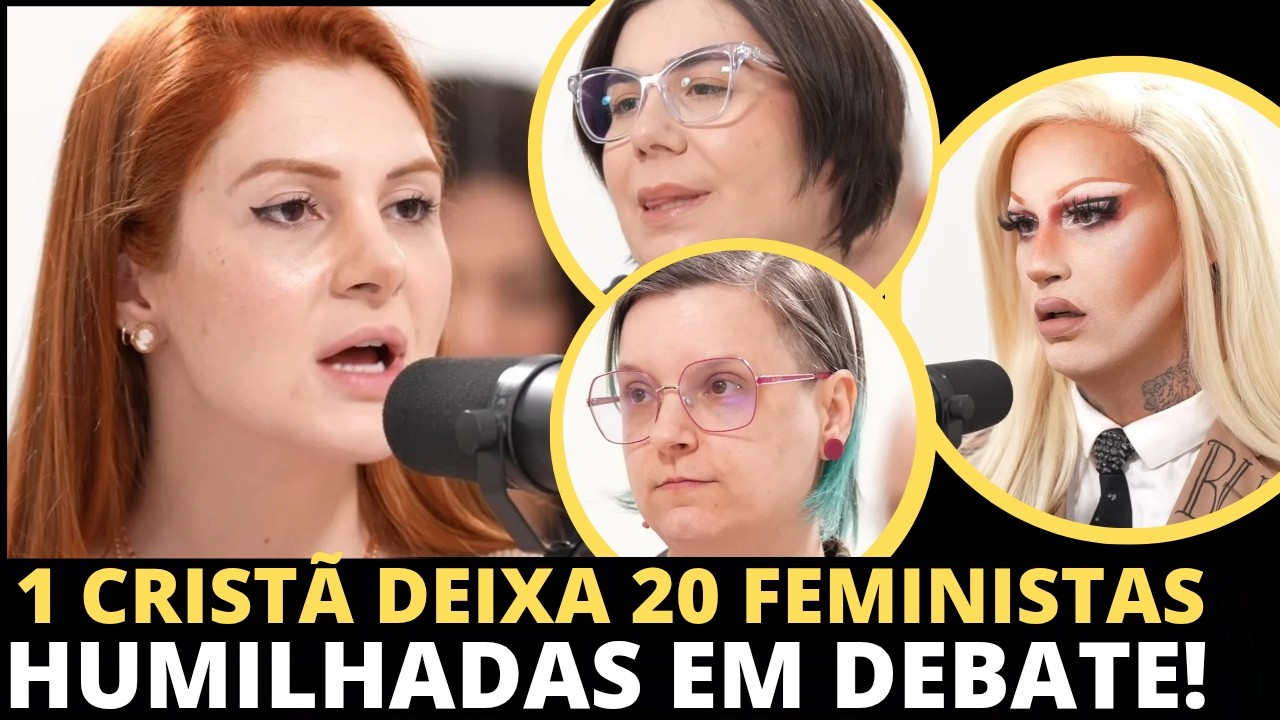 Feministas passam vergonha em Debate contra Ana Campagnolo (cristã conservadora)