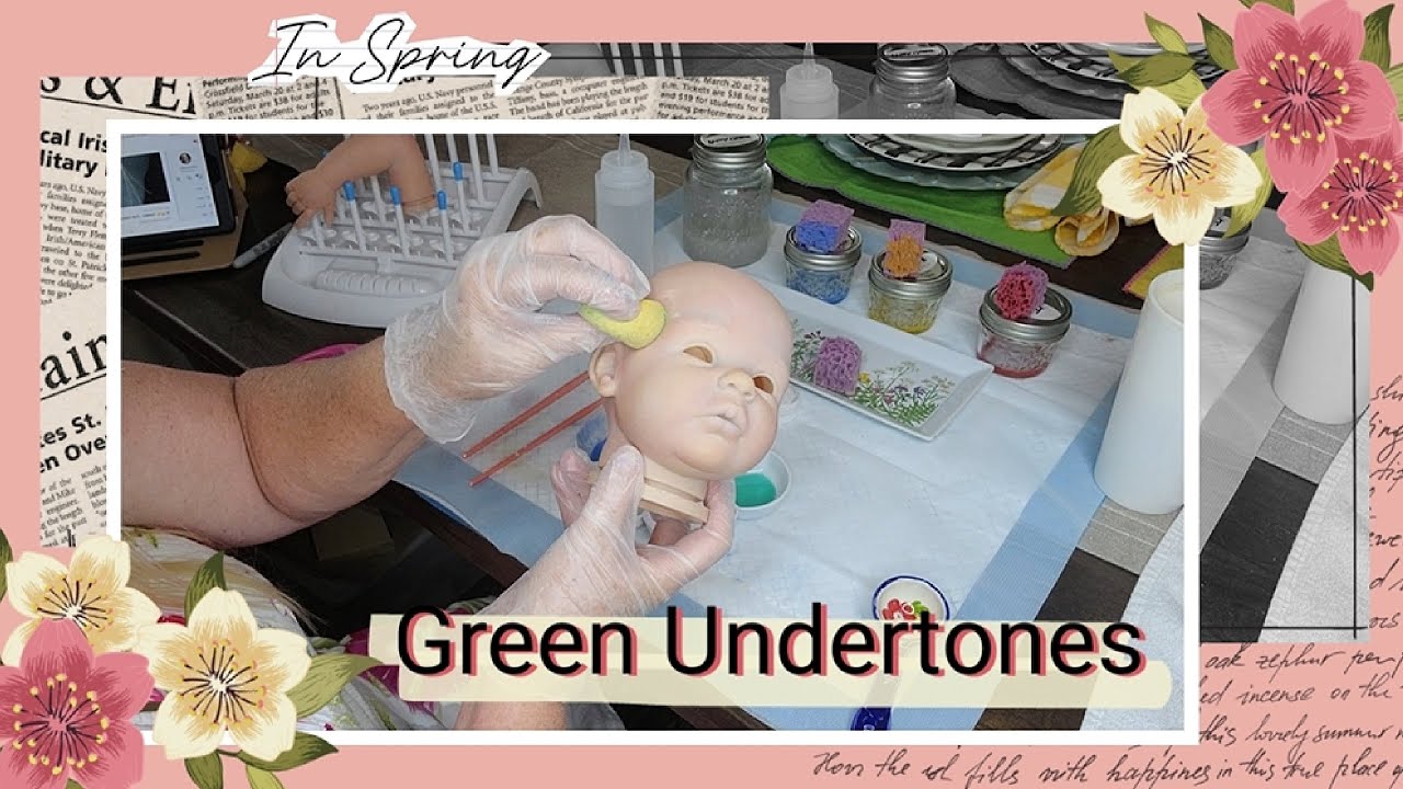 Step Two:  Green Undertones// Fair Skinned Baby
