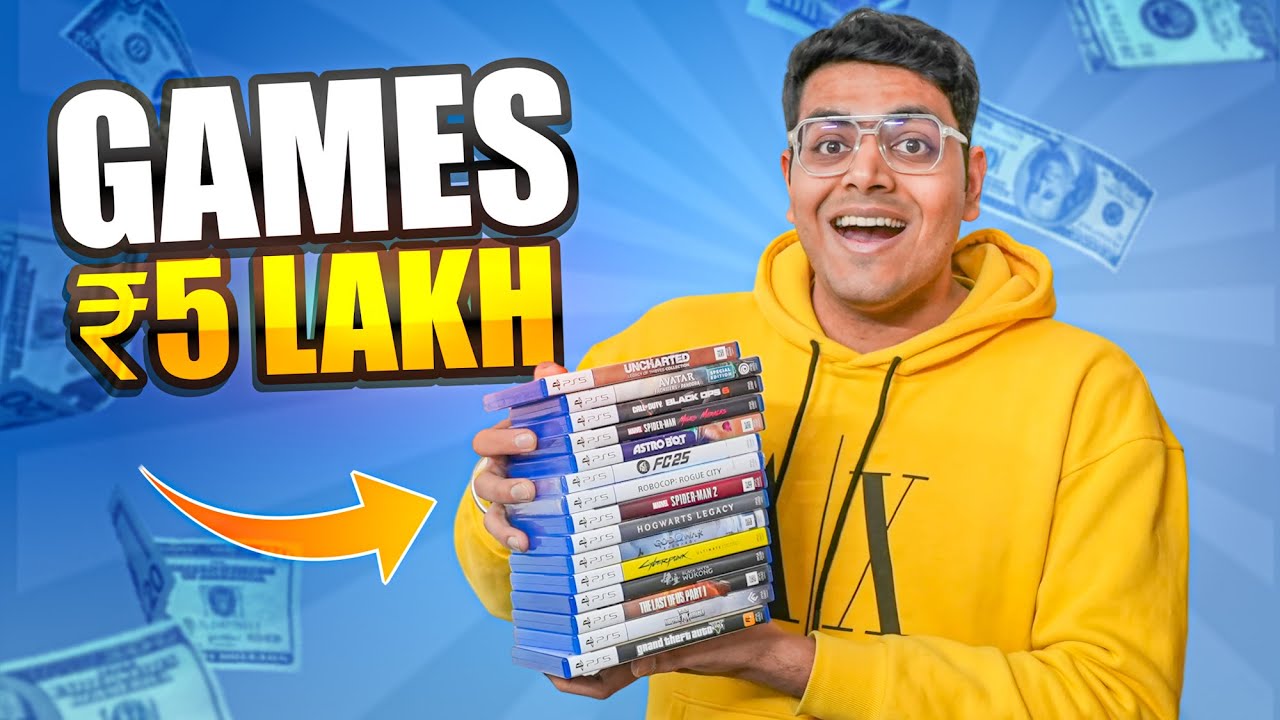 Revealing My Complete Game Collection Worth Rs. 5,00,000 (2025)