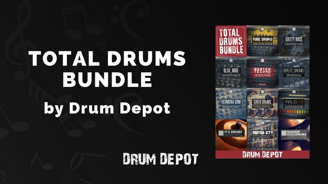 Drum Depot Total Drums Bundle - 3 Min Walkthrough Video (78% off for a limited time)