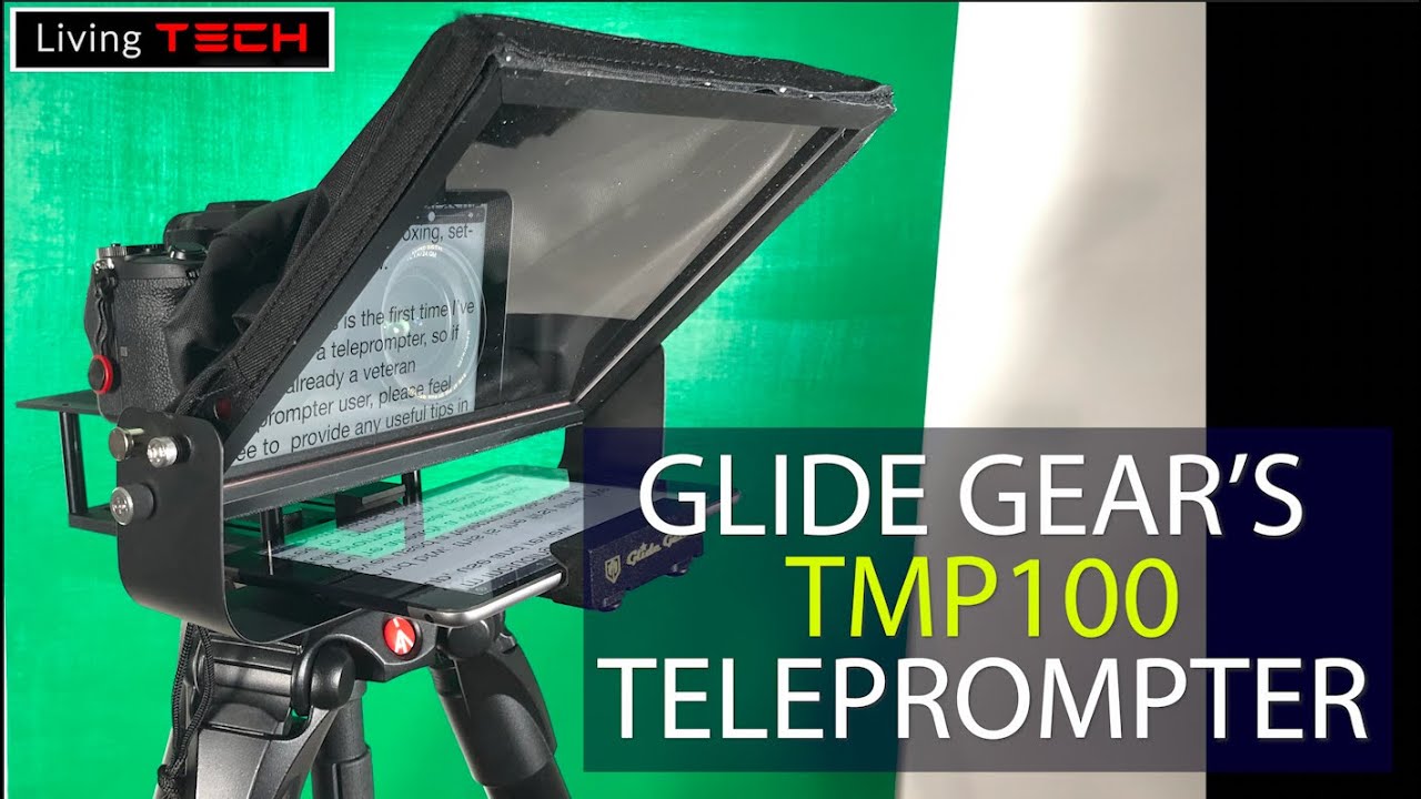 Glide Gear TMP100 Teleprompter Review, With Teleprompter Premium Software