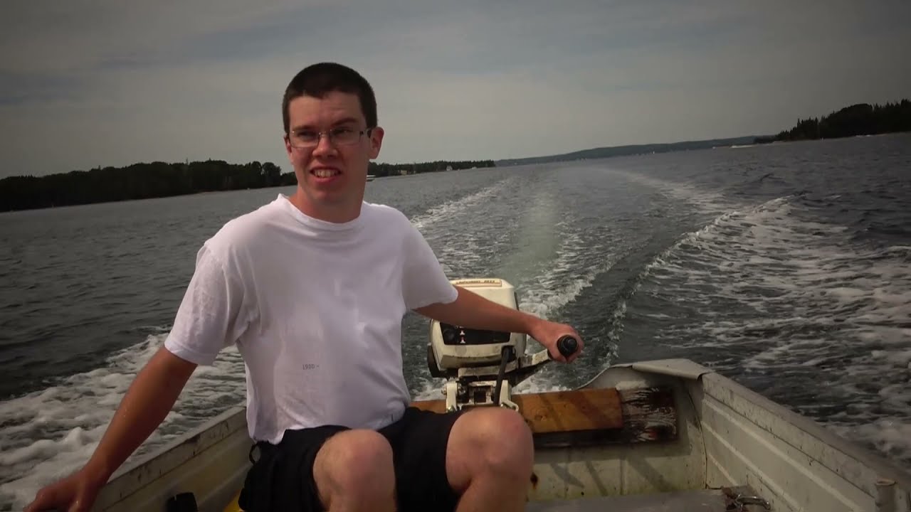 Hayden & Ivan Boating in Glen Margaret on St Margaret's Bay with Hayden's Music.
