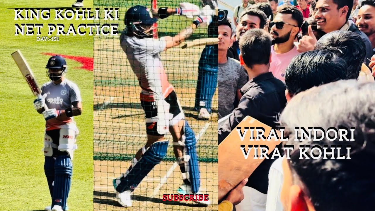 Virat Kohli or team India ki net practice full video 🏏 | Indori viral Virat Kohli👏🫶🏻  @Mukullvlogs