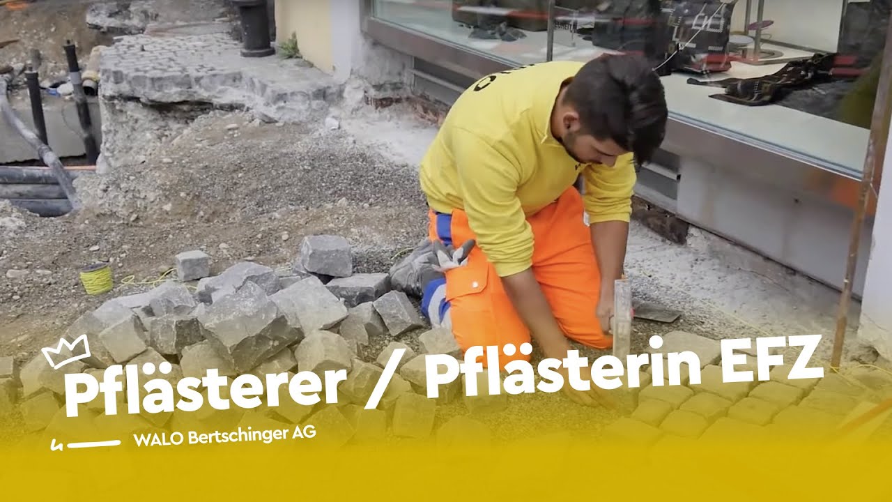 Lehrstelle als Pflästerer / Pflästerin EFZ bei der Firma Walo Bertschinger AG