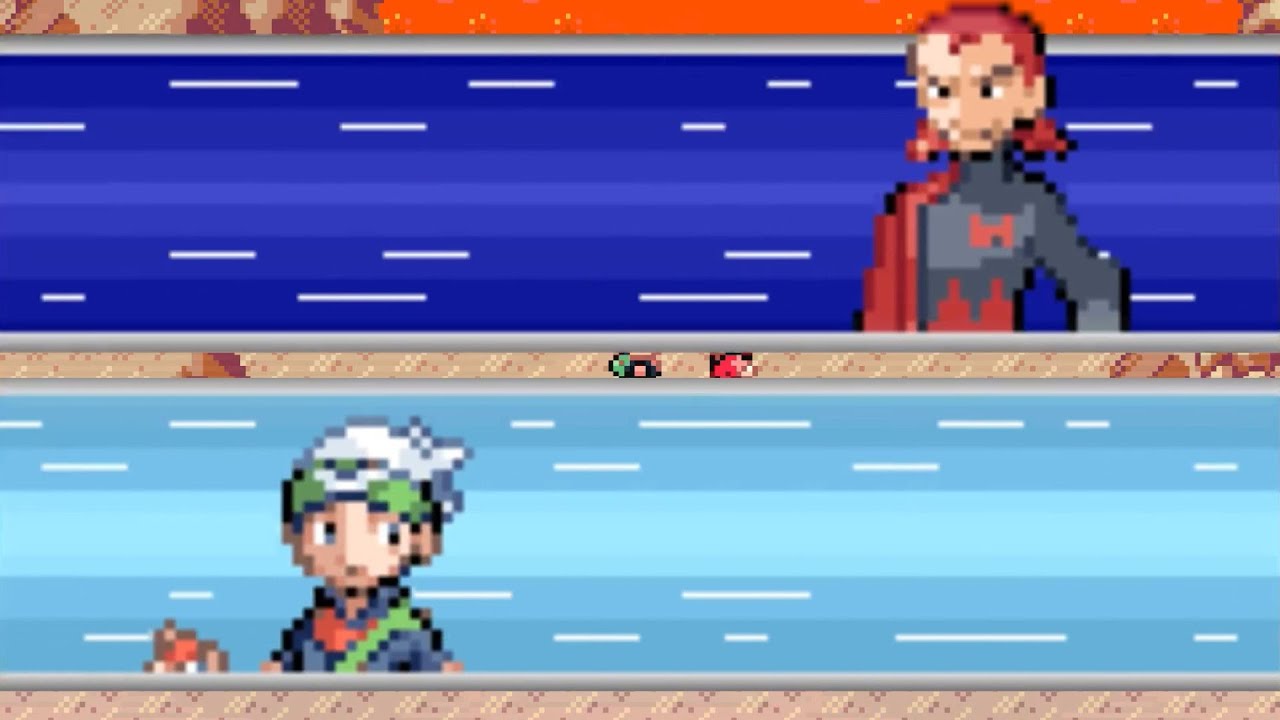 Pokemon Emerald Kaizo - vs Magma Leader Maxie + Catching Groudon (Postgame)