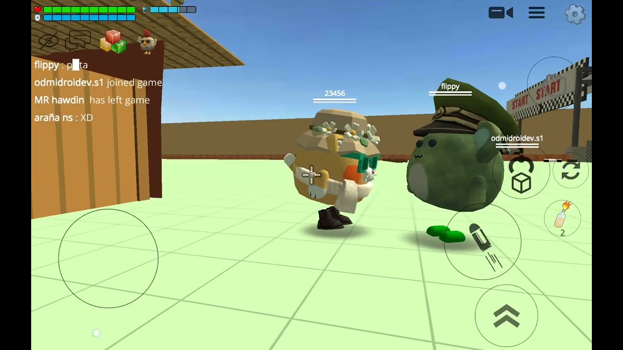 5 minutos y 45 segundos de chicken gun