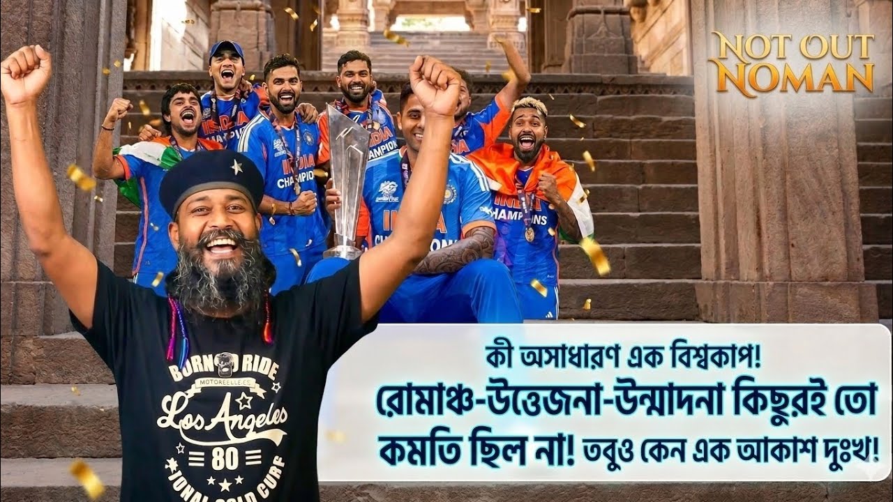 কি অসাধারণ এক বিশ্বকাপ রোমাঞ্চ উত্তেজনা কিছুই তো কমতি ছিল না তবুও কেন আকাশ দুঃখ। ICC world Cup 2026