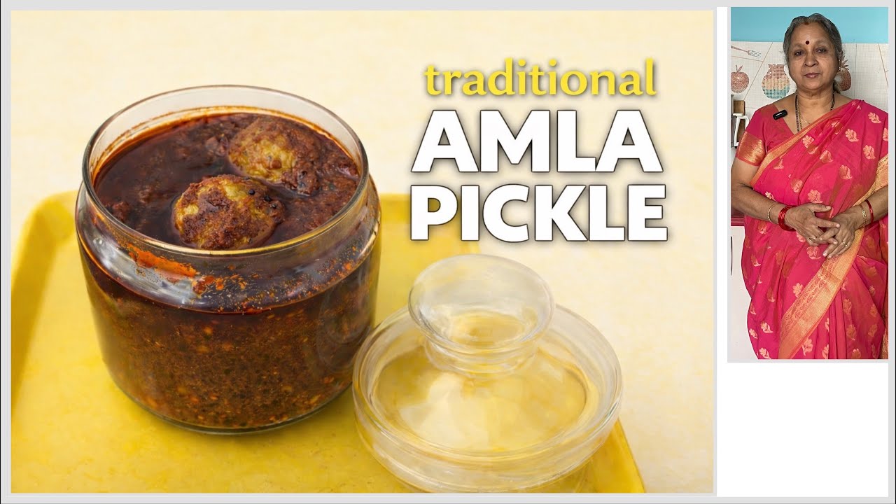 Traditional Amla Pickle IAmla Avakaya Recipe I Nellikai Urugai At Home