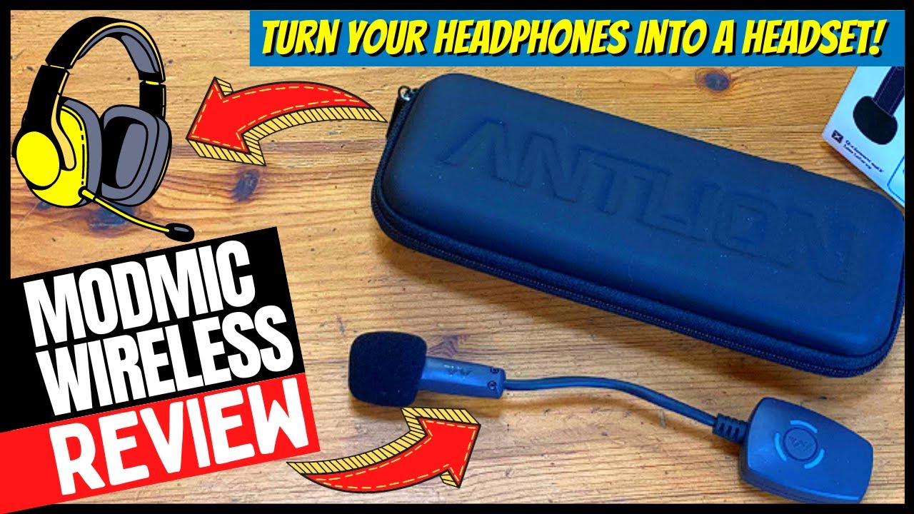 ANTLION ModMic Wireless Headset Review - Turn Your Professional Headphones into a Headset