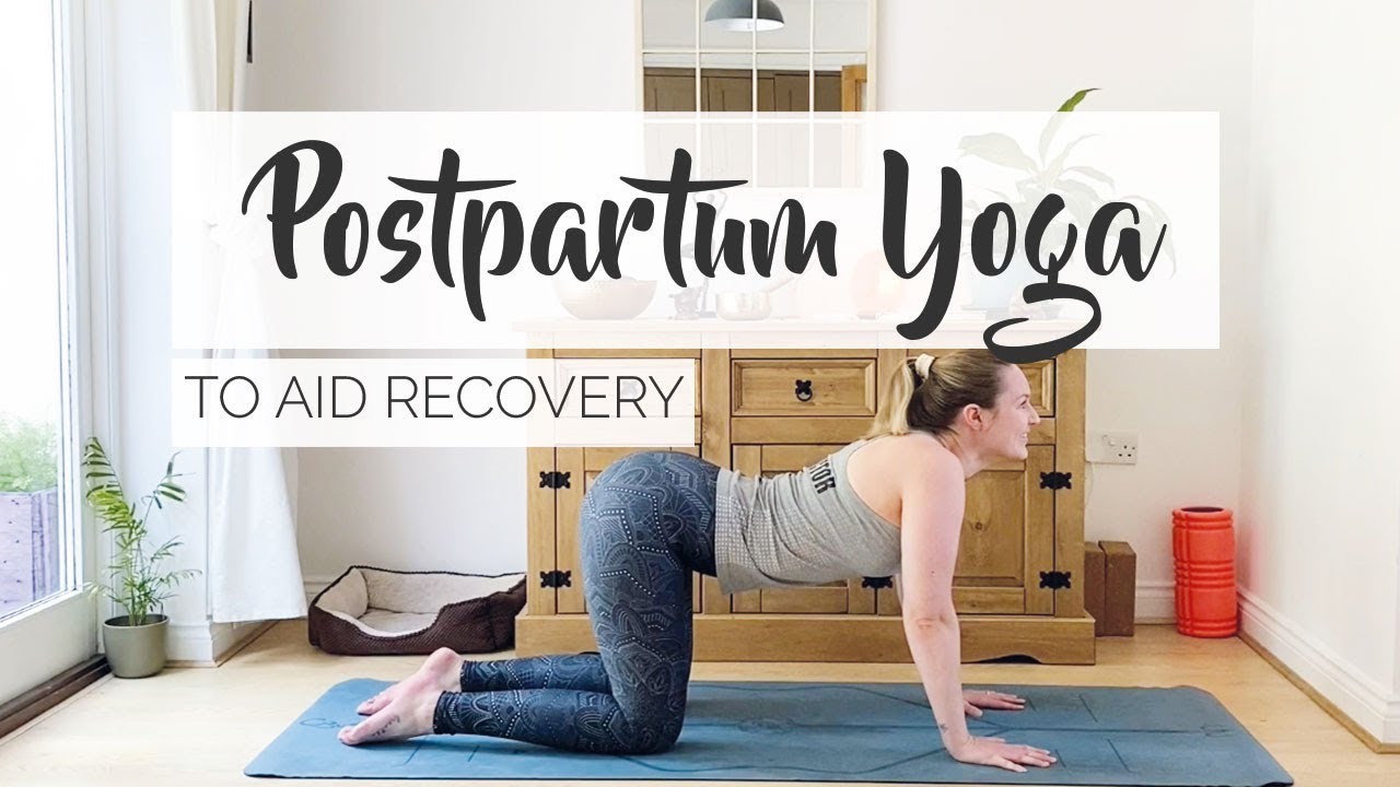 Мягкая послеродовая йога для восстановления | Йога после родов с Лори из LEMon Yoga