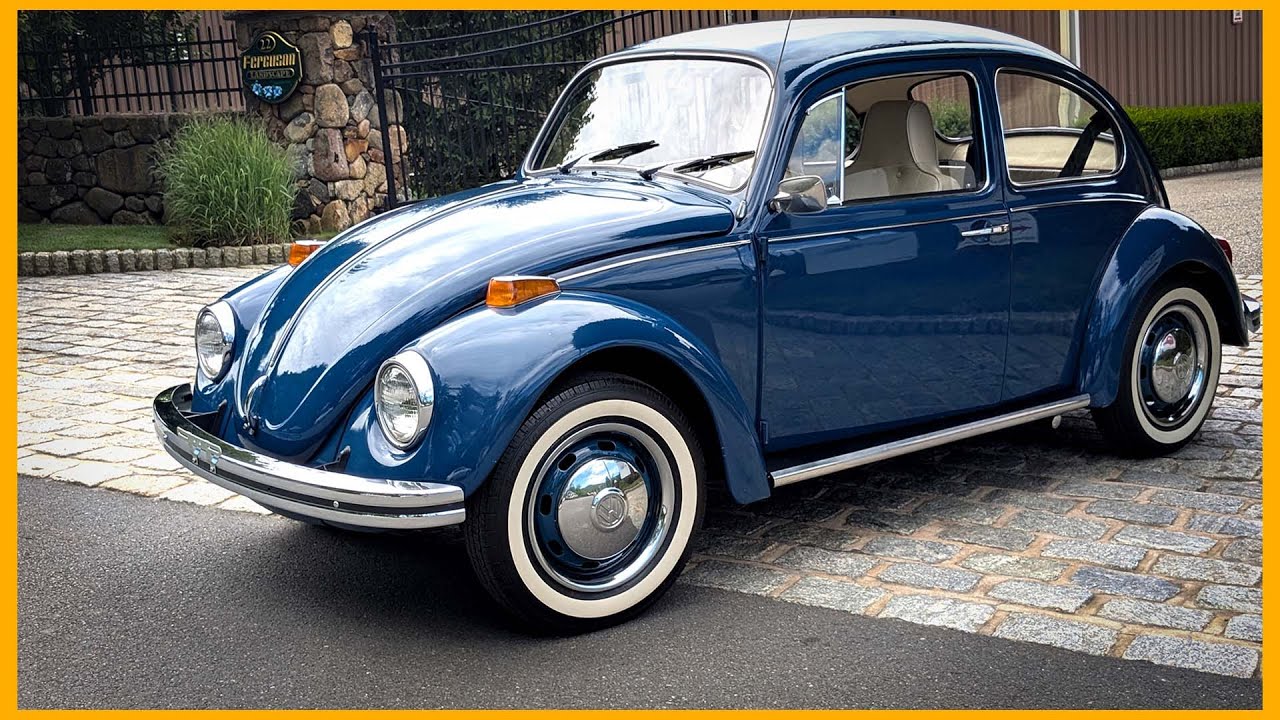 Classic 1970 Cobalt Blue VW Beetle For Sale - Driving Video