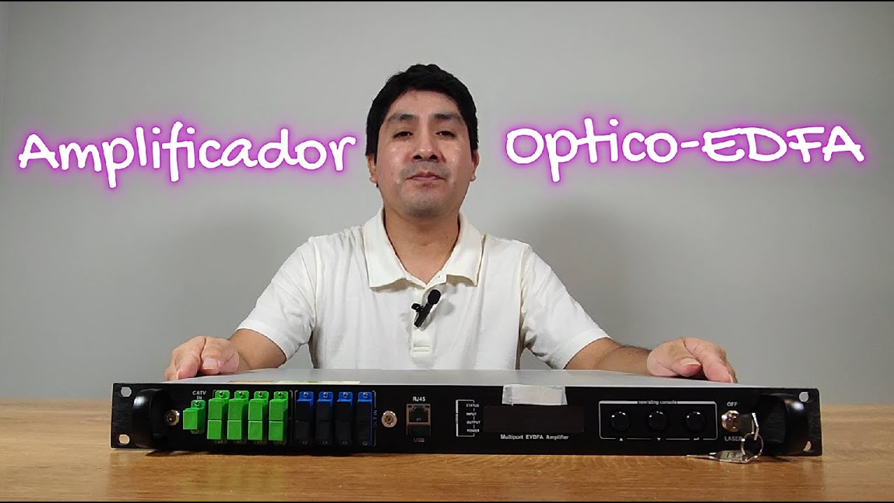 amplifcador Optico EDFA con WDM