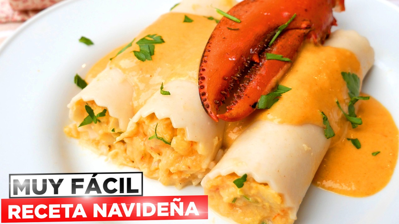 Cómo hacer canelones de marisco con bogavante: el plato estrella de Nochebuena