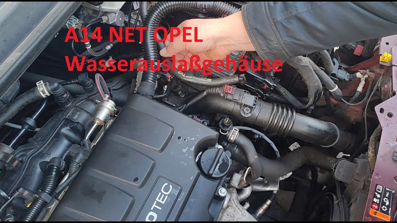 Tutorial | Wasserauslaß wechseln beim Opel Motor A14NET (Opel Cascada / Astra, Insignia, Meriva)