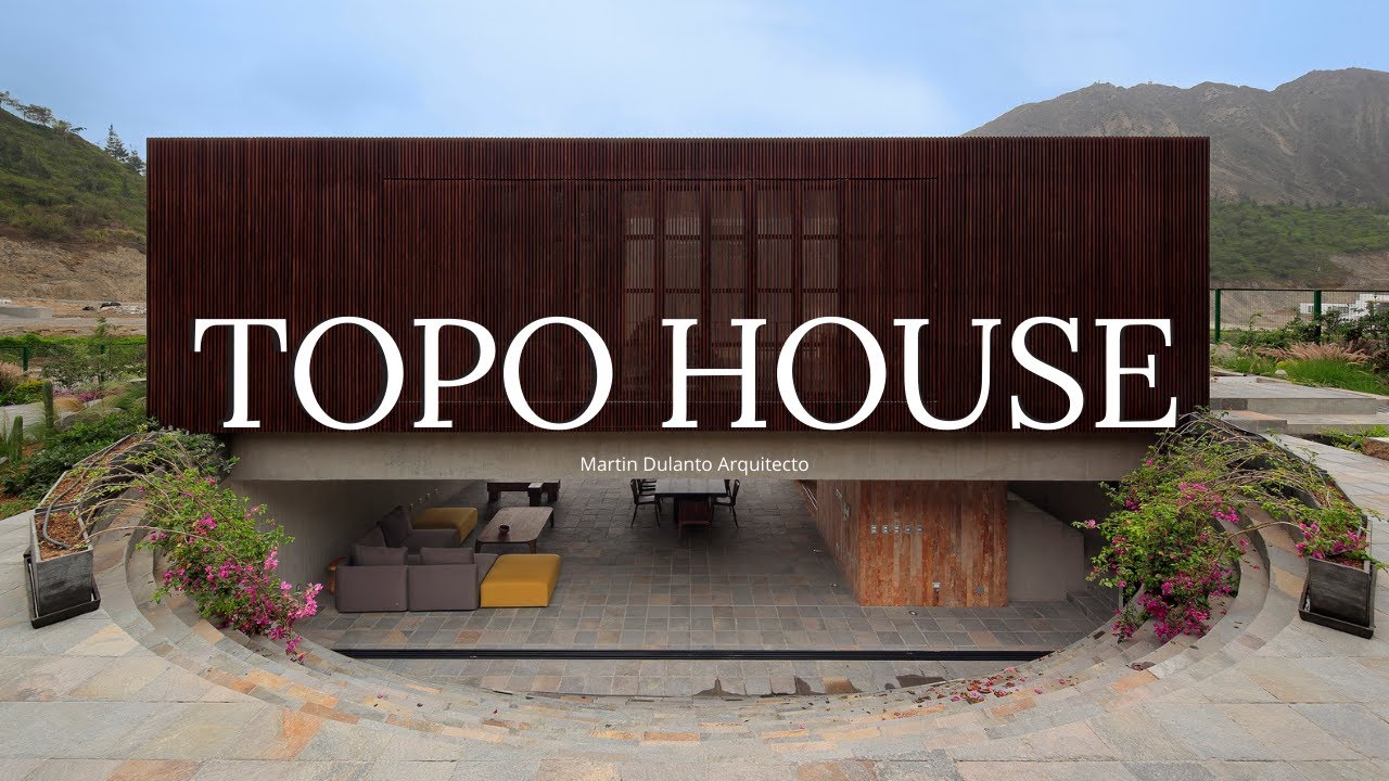 Residential Architecture That Grows from Natural Topography: Topo House