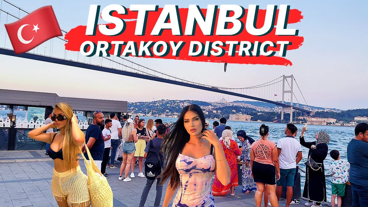 Istanbul's Captivating Ortakoy District: Must-See City Tour in 4K Walking Tour #ortak&ouml;y