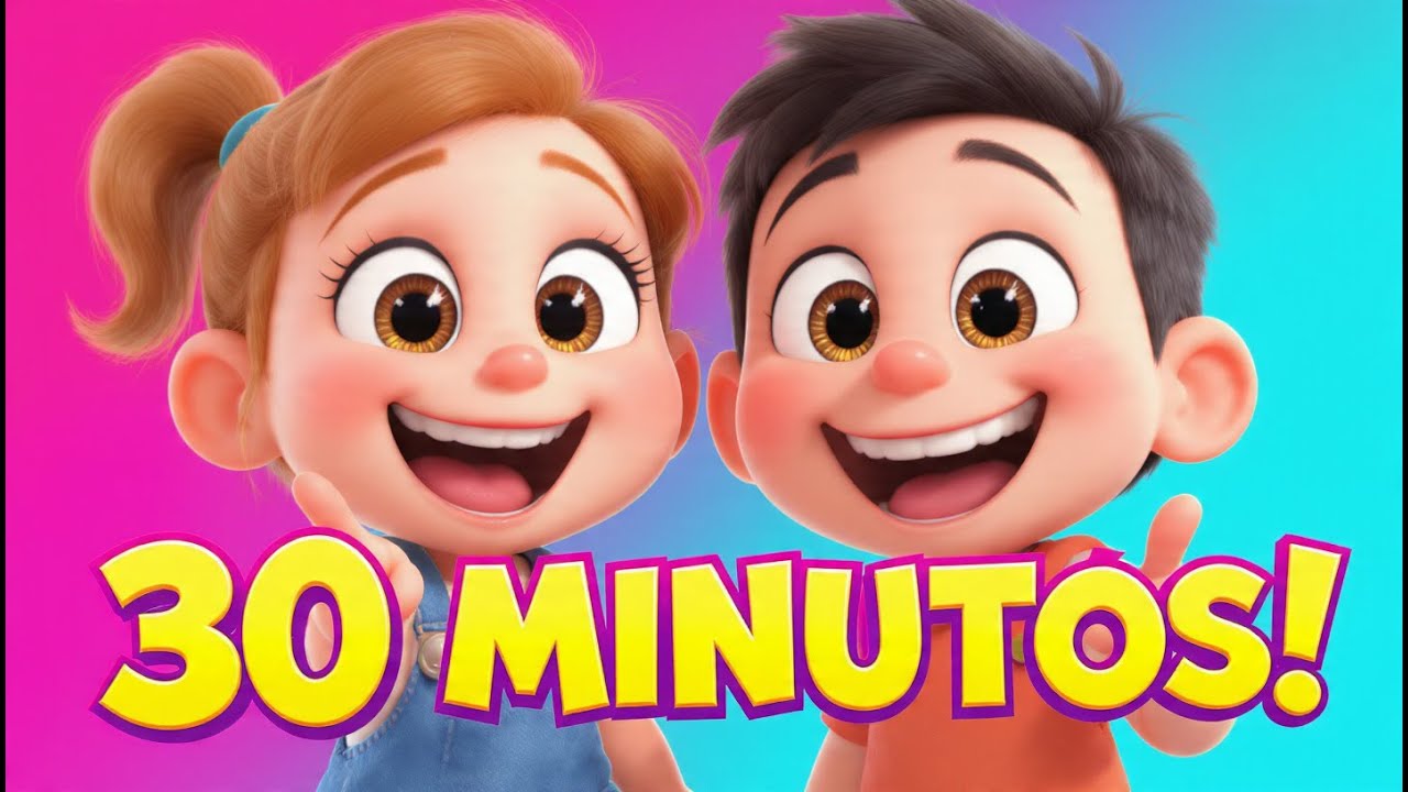 30 MINUTOS DE MÚSICAS INFANTIS PARA PULAR, DANÇAR E SE DIVERTIR! 🎶🔥