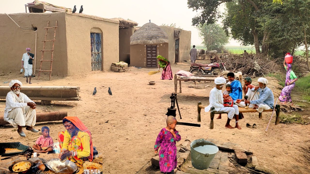 Beautiful Village Life In Punjab || Village Mans Morning Routine || Stunning Punjab