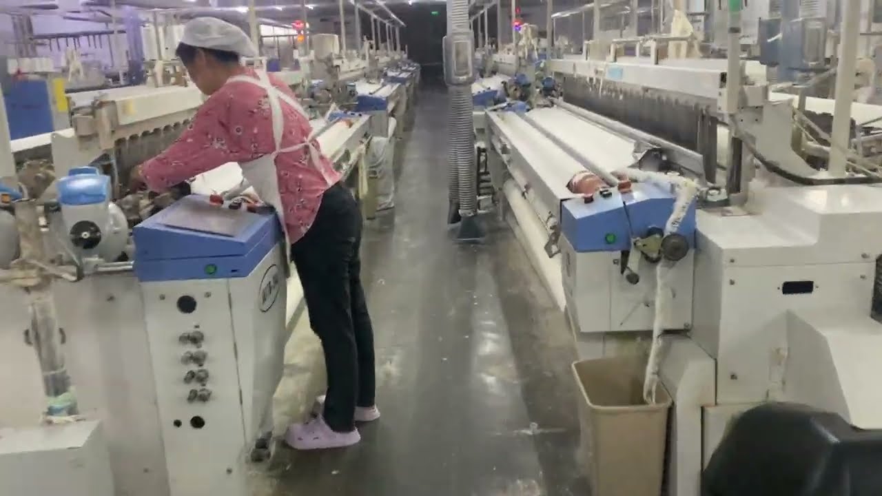 |Red Flag China Air Jet weaving Loom |#redflag #china #airjet #weaving #looms #used #textile #fabric