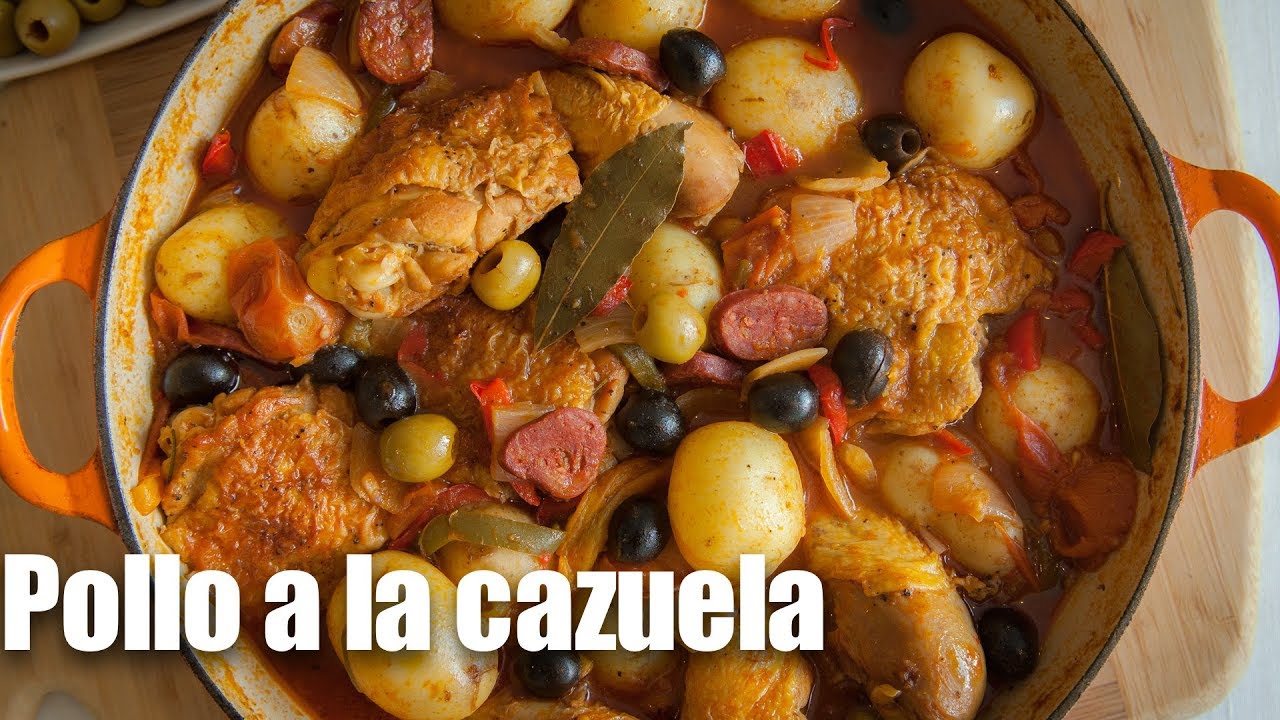 Pollo a la cazuela