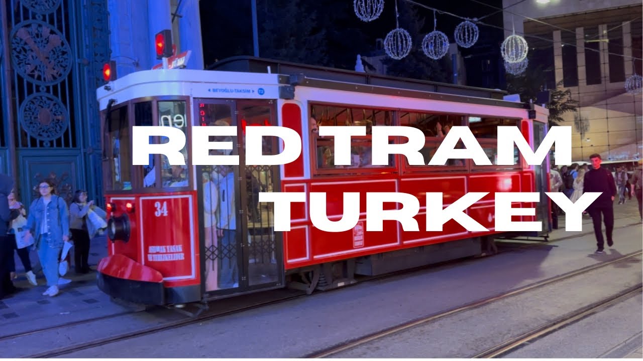 Istanbul&rsquo;s Famous Red Tram &ndash; A Journey Through History.