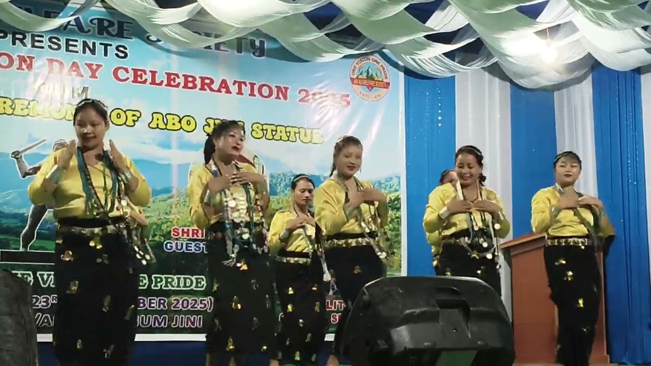 Mixup songs by Durik Karbak & beautifully dance by Aalo Jini women party on Jini Ao Foundation day