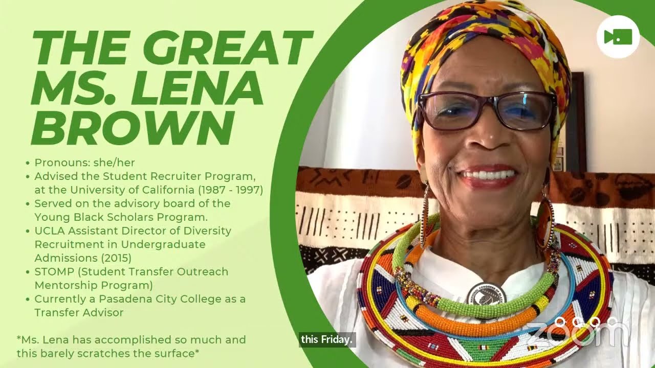 UCLA CCCP Power to the Black Transfer Student Experience Webinar