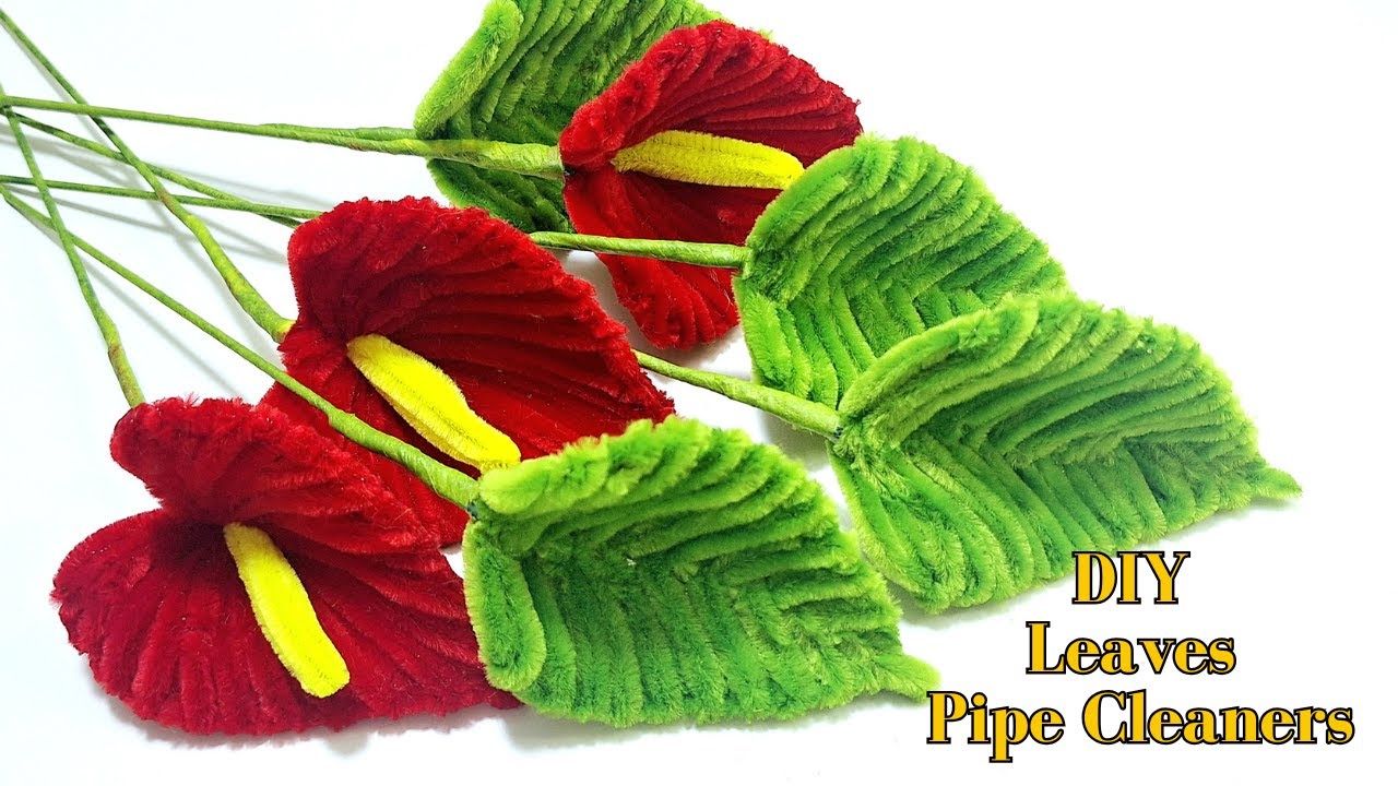 How to Make DIY Leaves with Pipe Cleaners
