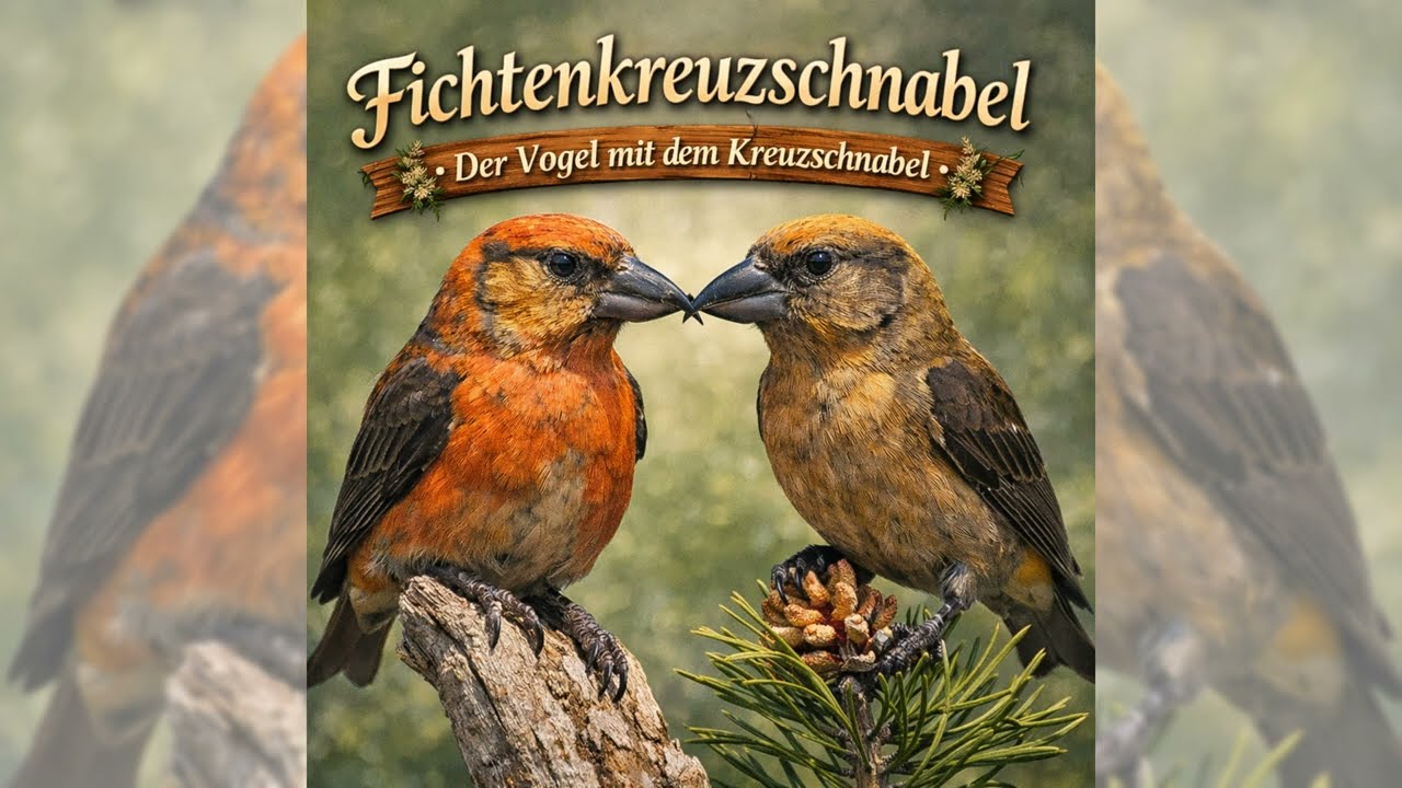 Fichtenkreuzschnabel - Der Vogel mit dem Kreuzschnabel | Cozy LoFi Beats for Study, Relax & Sleep
