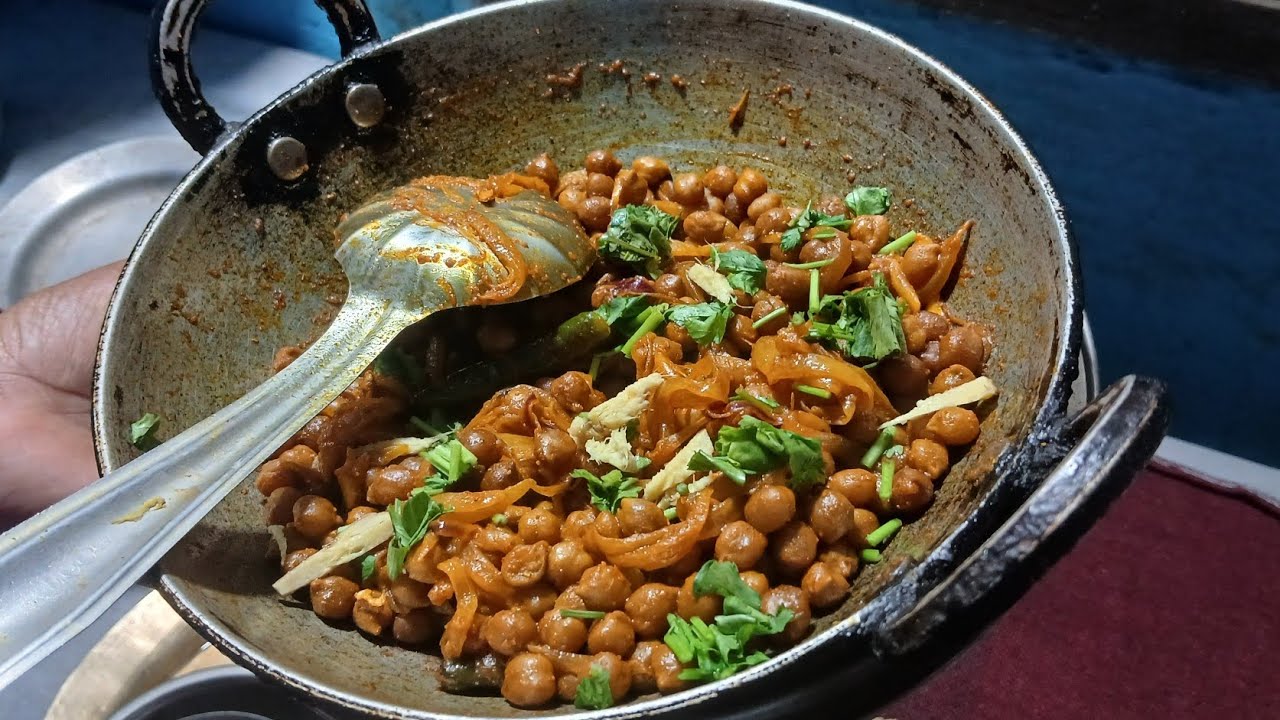 Dhaba aur fast food vendor jaisa Chana k ghughuni ghar pe ek dum swadish aur laziest 