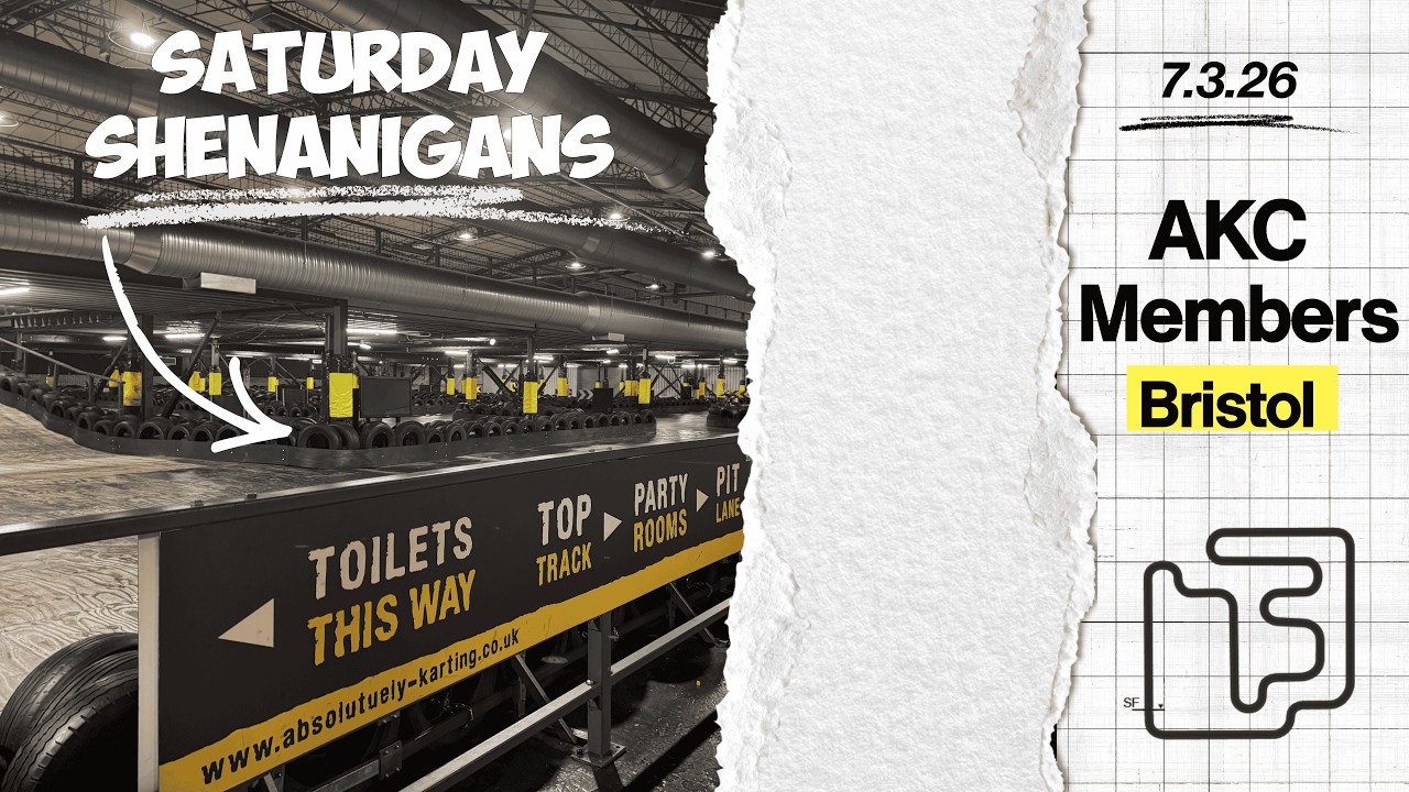 1,000m Track. Members Night. | Absolutely Karting Bristol | Saturday Shenanigans