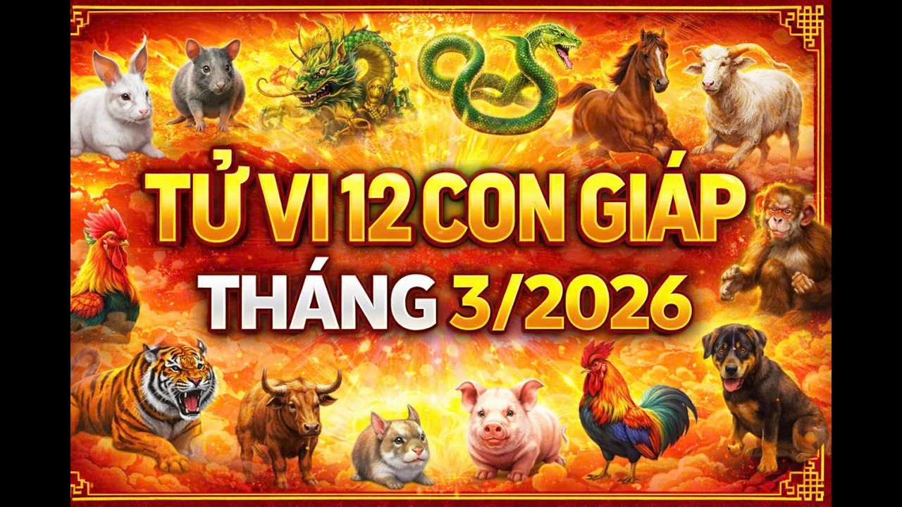 Tử Vi 12 Con Giáp Tháng 3 / 2026 | Tử Vi 12 Con Giáp