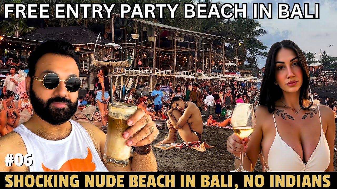 Best Party beach in Bali Indonesia 🇮🇩 | Why no Indians visit this beach? #balitravel #balivlog