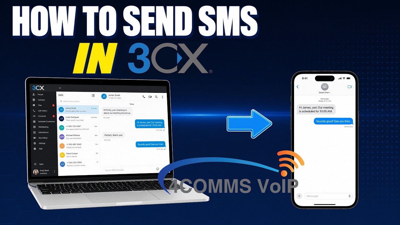 How to Send & Receive SMS in 3CX | Business SMS Tutorial (Step-by-Step)