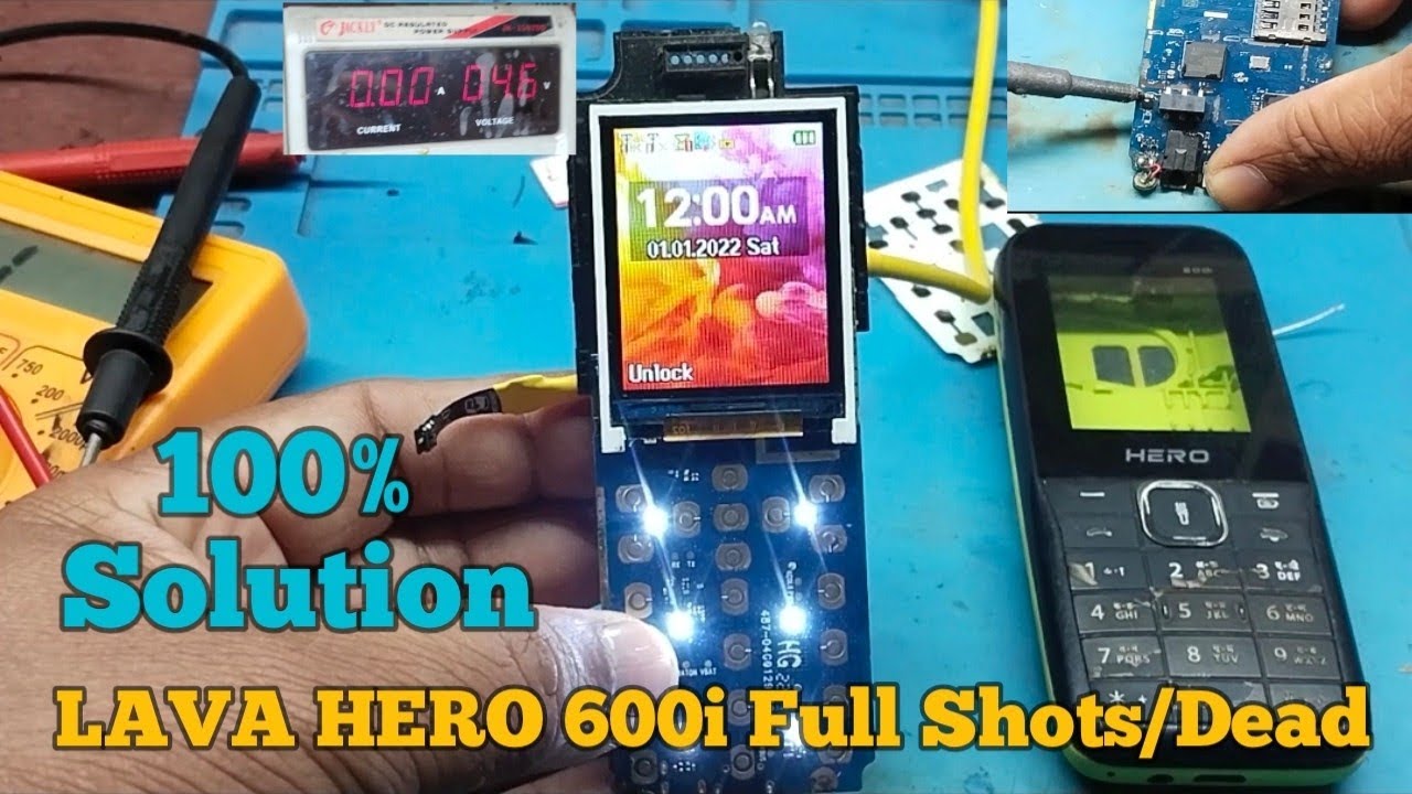 Lava Hero 600i Full Shot/Dead Solution 100 % Ok ! 2026.
