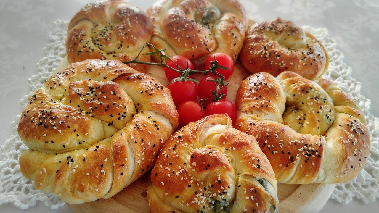 بوراك تركي بالسبانخ 😋😋 خفة وبنة لاتقاااوم بوراك على طريقة الكعك التركي 😉